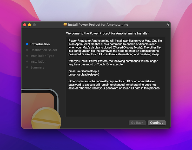 Installer begin
